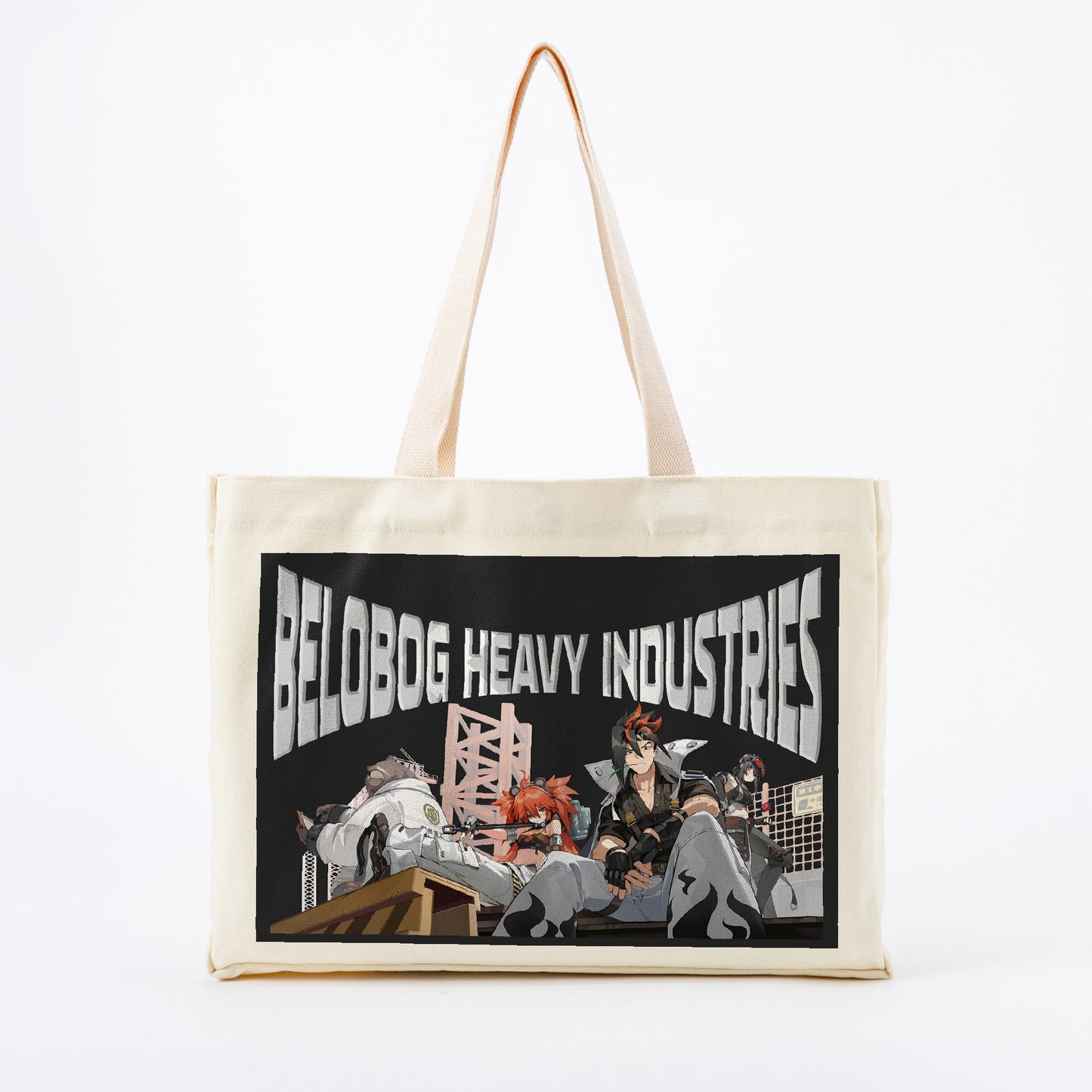 Horizontal Canvas Tote Bag