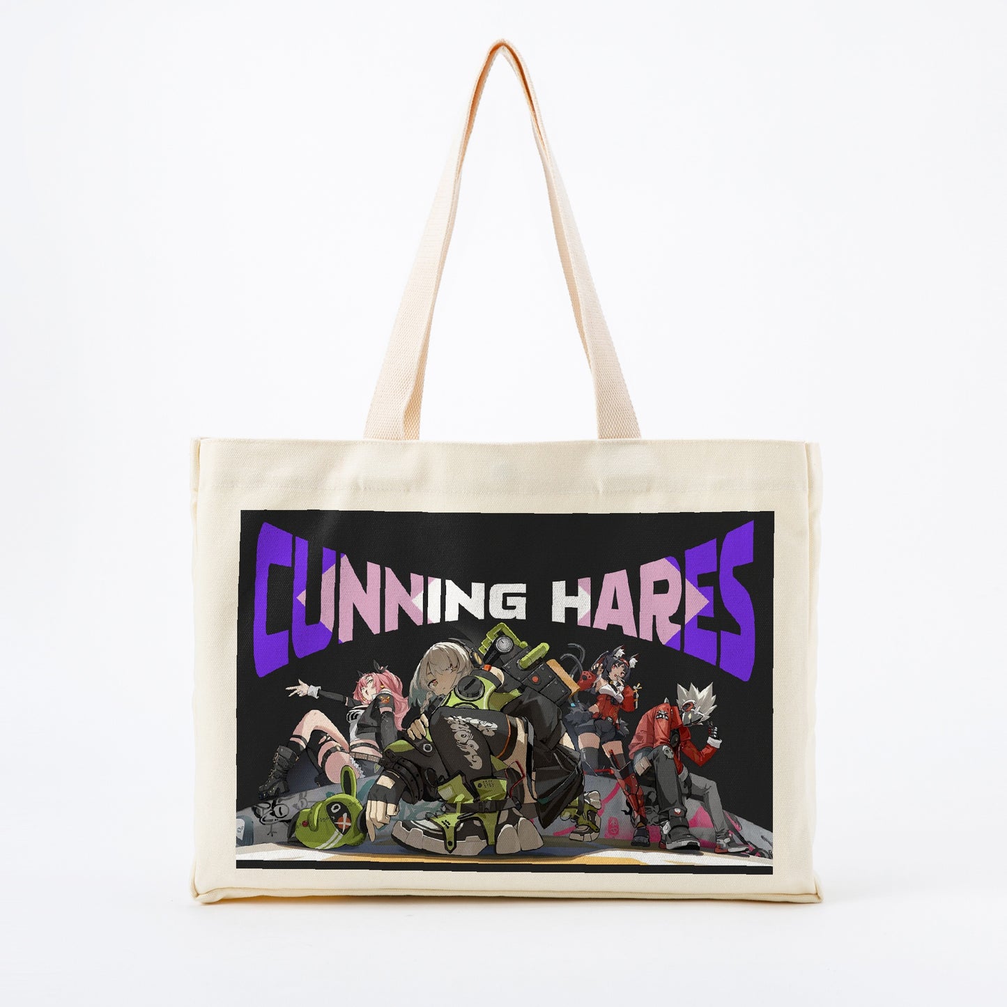 Horizontal Canvas Tote Bag